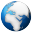 Globe Terrestre Icon 32x32 png